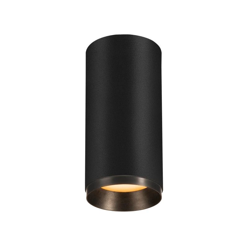 SLV LED Plafondlamp | 20W 2700K 1925lm 927 | IP20 Dimbaar Zwart | NUMINOS