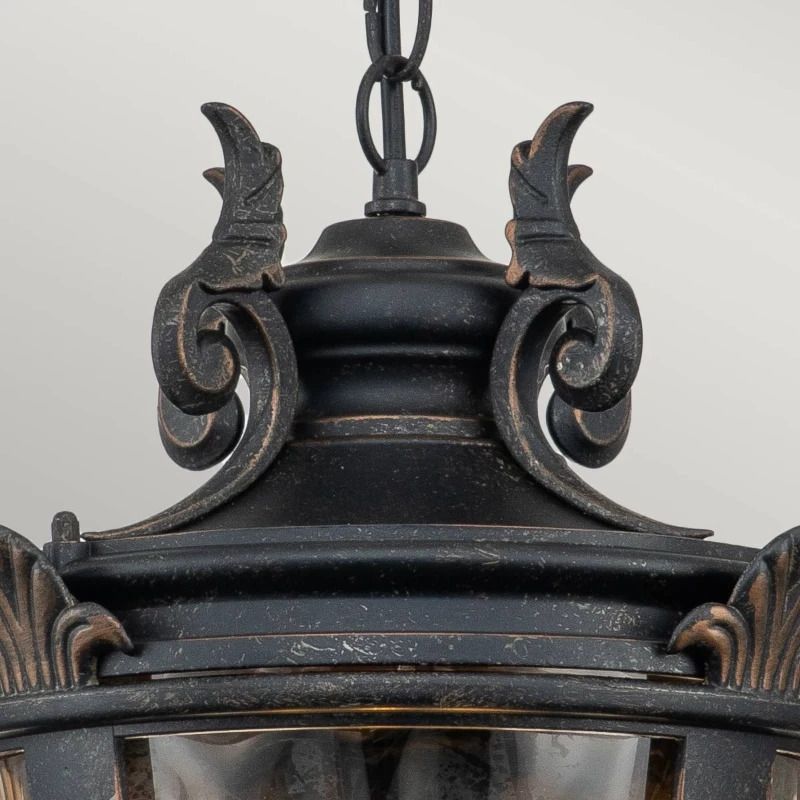 Elstead Lighting LED Buiten Hanglamp Baltimore | 1X E27 Max 60W | IP44 | Dimbaar | Weathered Bronze