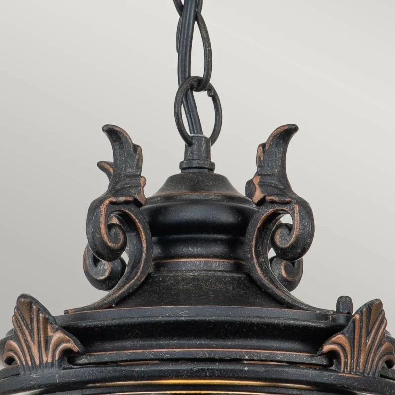 Elstead Lighting LED Buiten Hanglamp Baltimore | 1X E27 Max 60W | IP44 | Dimbaar | Weathered Bronze