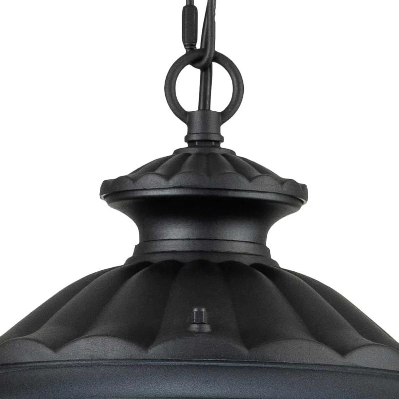 Elstead Lighting LED Buiten Hanglamp Chicago | 1X E27 Max 60W | IP44 | Dimbaar | Textured Black