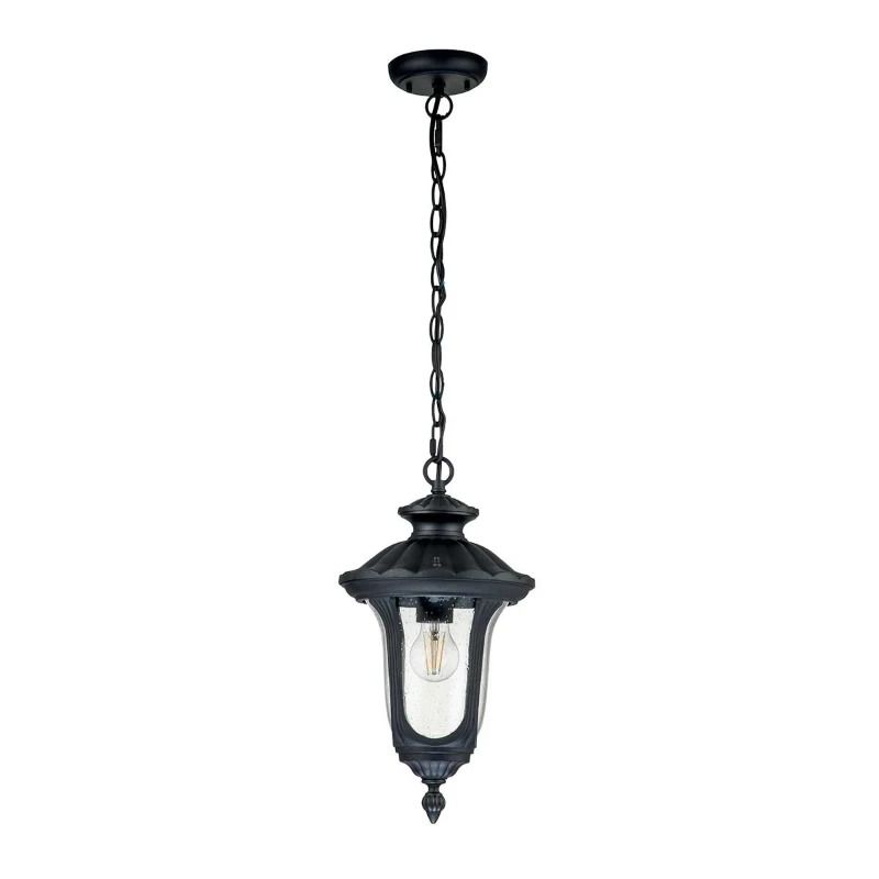 Elstead Lighting LED Buiten Hanglamp Chicago | 1X E27 Max 60W | IP44 | Dimbaar | Textured Black