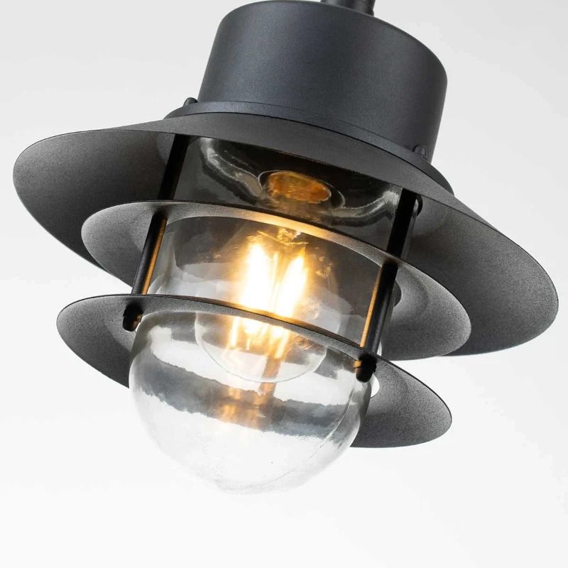 Elstead Lighting LED Buiten Hanglamp Copenhagen | 1X E27 Max 60W | IP44 | Dimbaar | Black