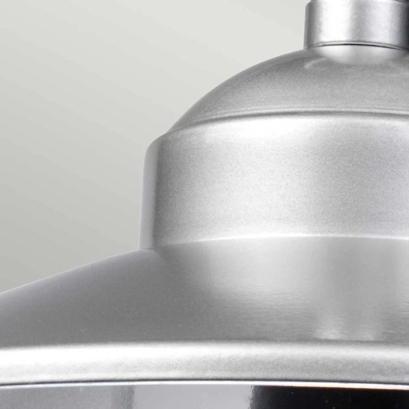 Elstead Lighting LED Buiten Hanglamp Klampenborg | 1X E27 Max 60W | IP44 | Dimbaar | Silver