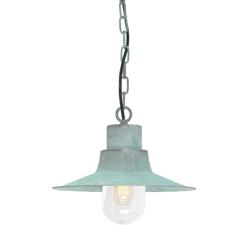 Elstead Lighting LED Buiten Hanglamp Sheldon | 1X E27 Max 60W | IP44 | Dimbaar | Verdigris