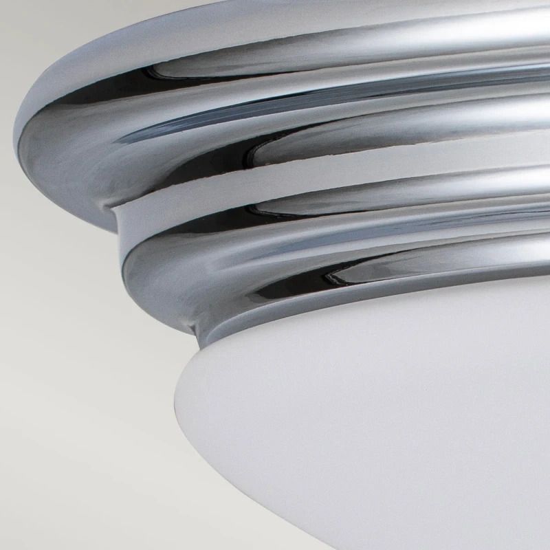 Elstead Lighting LED Badkamerarmatuur Brompton | 5.7W 3000K 600Lm 830 | IP44 | Dimbaar | Polished Chrome