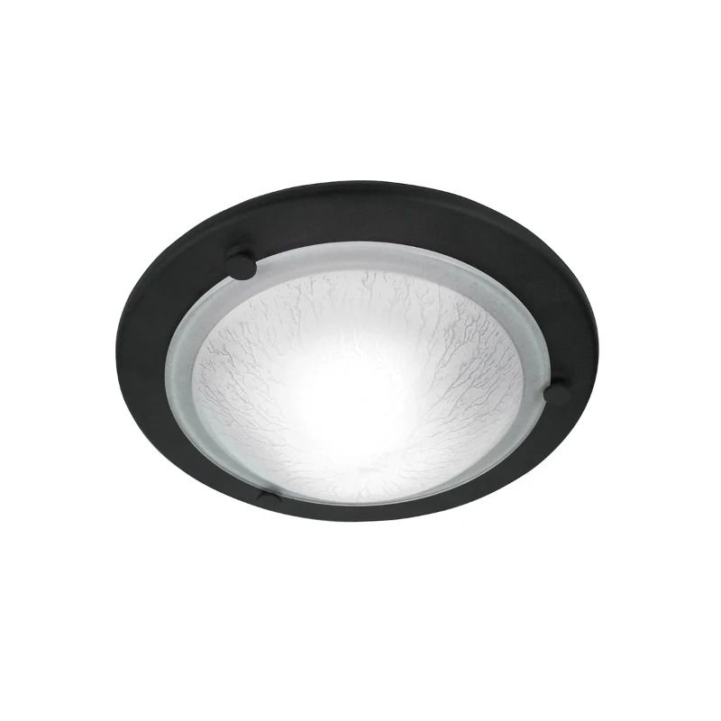 Elstead Lighting LED Plafondlamp Berwick | 1X E27 Max 60W | Dimbaar | Black