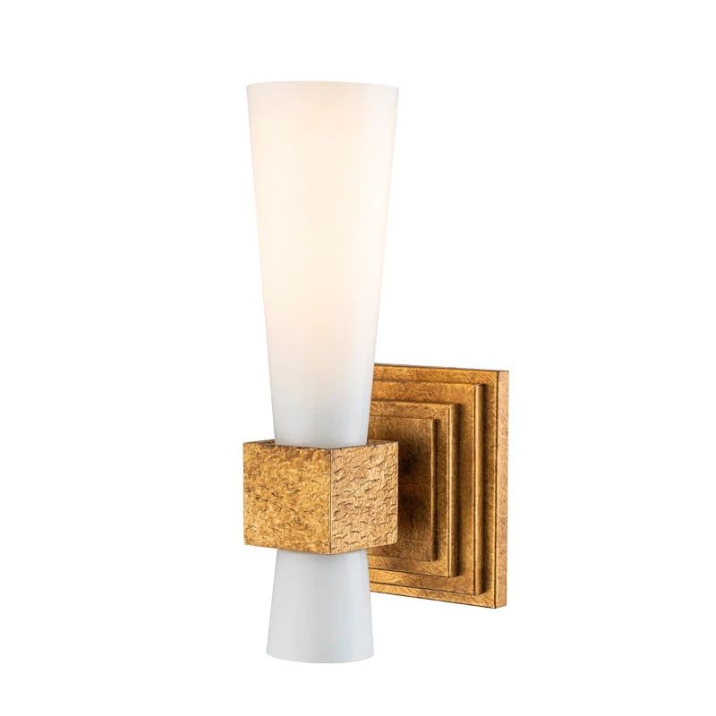 Elstead Lighting LED Wandlamp Kristy | 1X E27 Max 40W | Distressed Gold