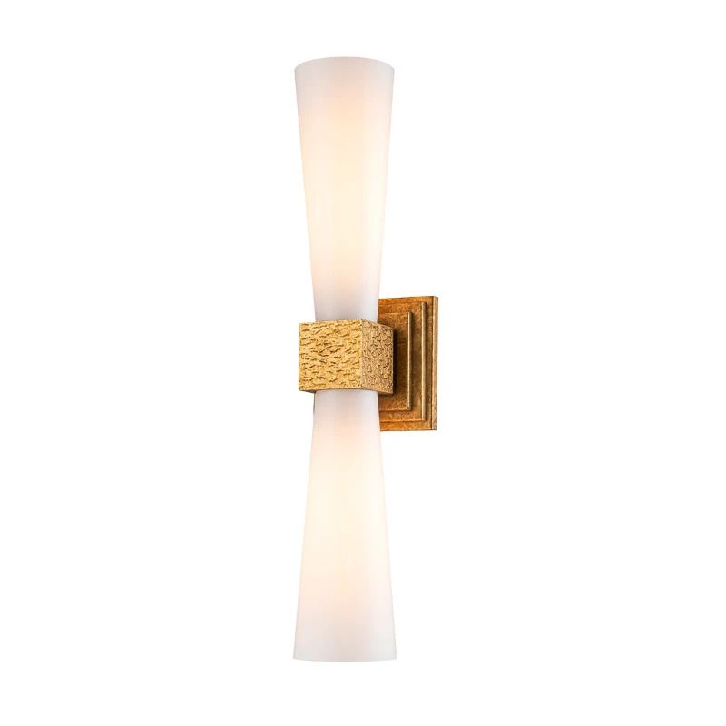 Elstead Lighting LED Wandlamp Kristy | 2X E27 Max 4W | Distressed Gold